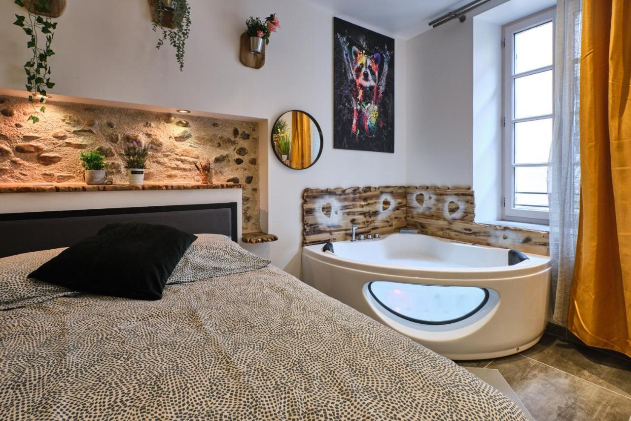 Place Carnot - Studio Tout Equipe Avec Jacuzzi Proche Toutes Commodites Carcassonne Luaran gambar