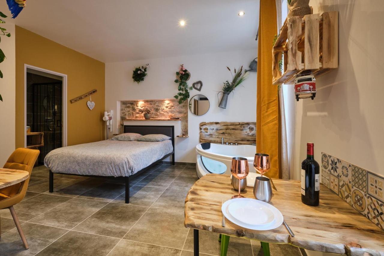 Place Carnot - Studio Tout Equipe Avec Jacuzzi Proche Toutes Commodites Carcassonne Luaran gambar
